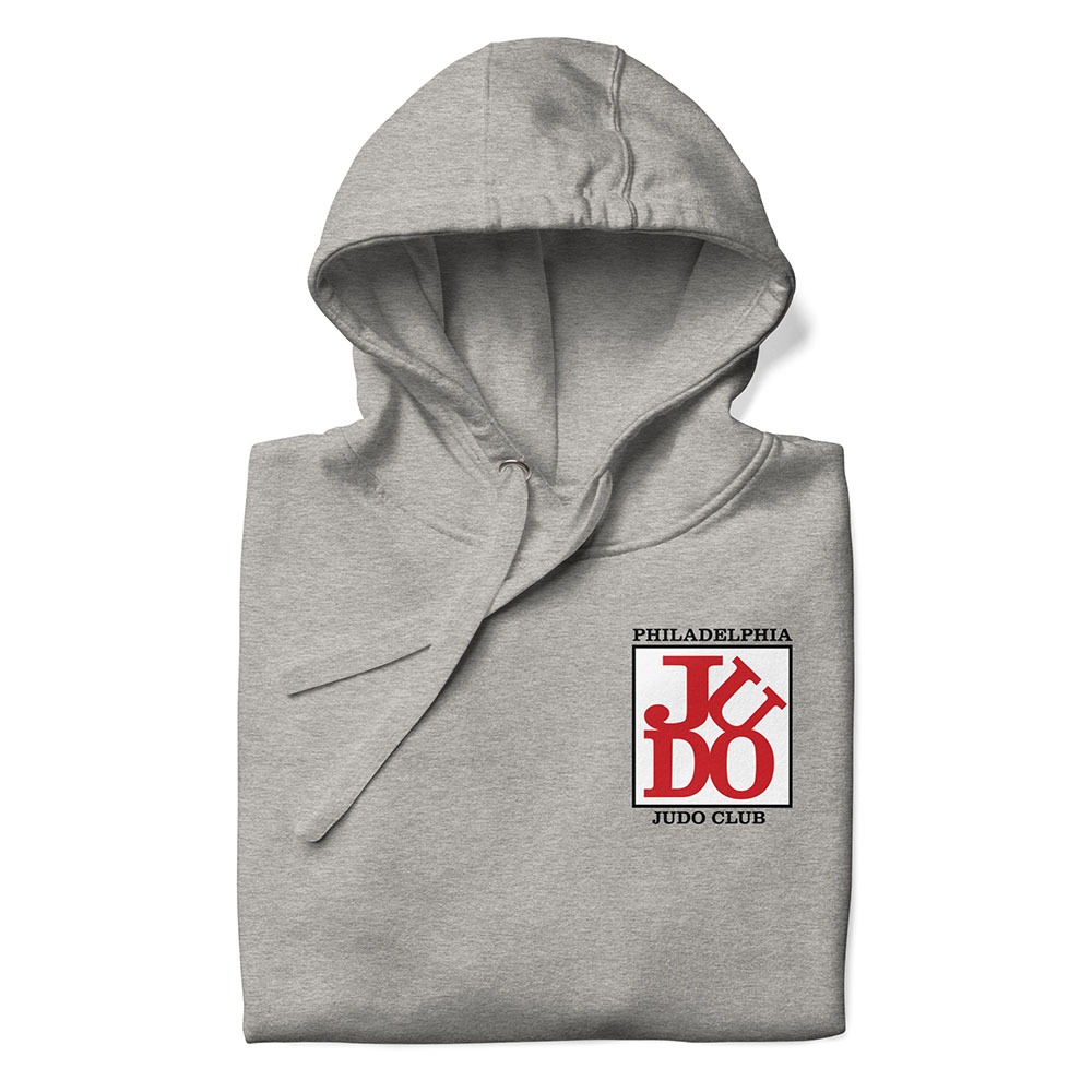 Philadelphia Judo Club - Pullover Hoodie Grey front