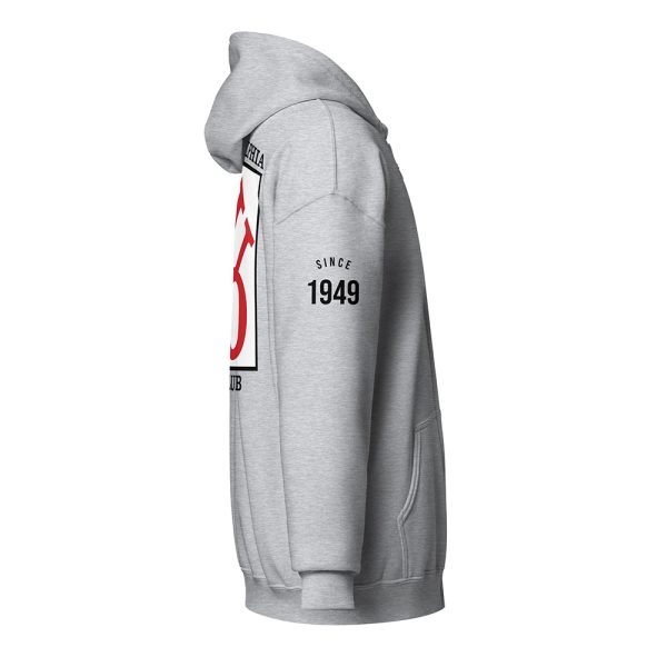 Philadelphia Judo Club – Zip Hoodie Grey - Image 4