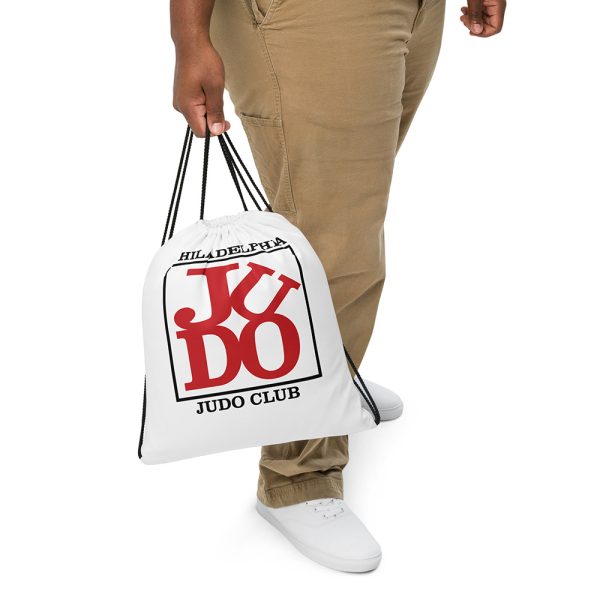 Philadelphia Judo Club - Drawstring Bag in hand