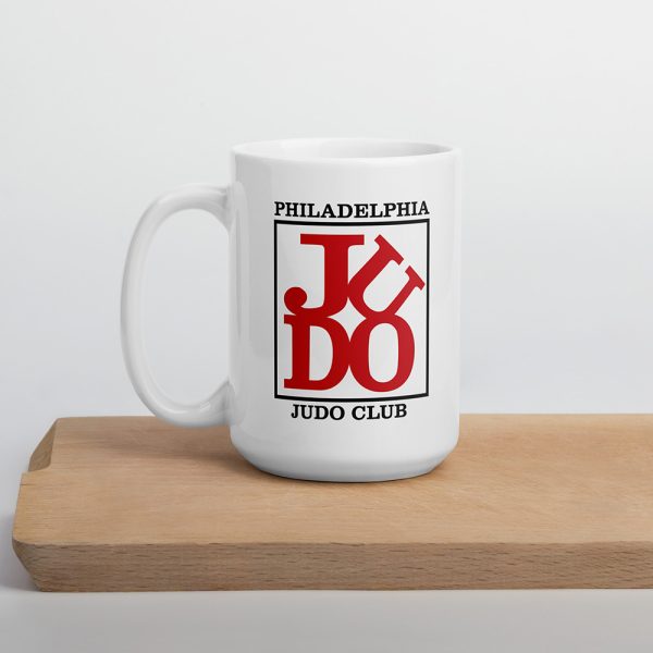 Philadelphia Judo Club - White Glossy Mug on board