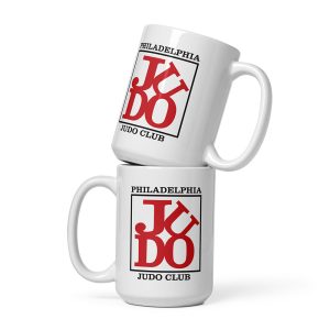 Philadelphia Judo Club - White Glossy Mug stacked
