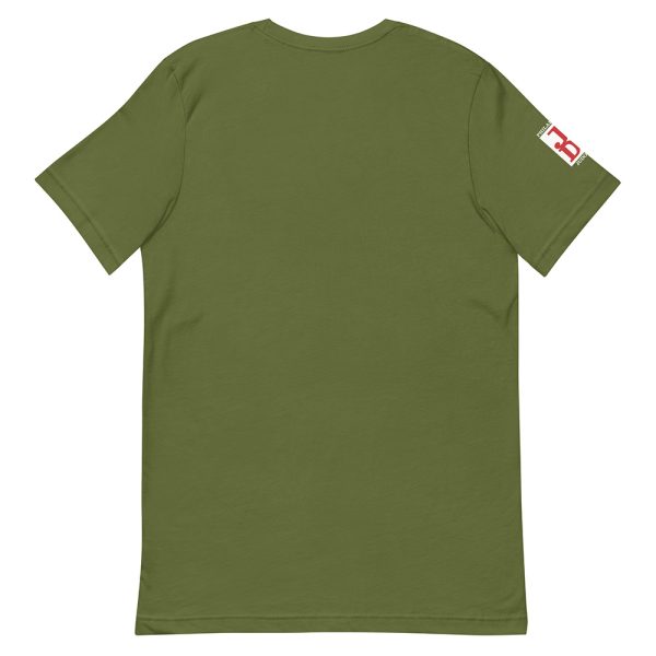 Philadelphia Judo Club T-Shirt with Judo in Kanji in Olive Green - Image 2