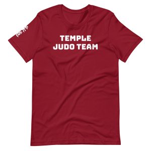 Temple Judo Team T-Shirt Judo Kanji wrinkled