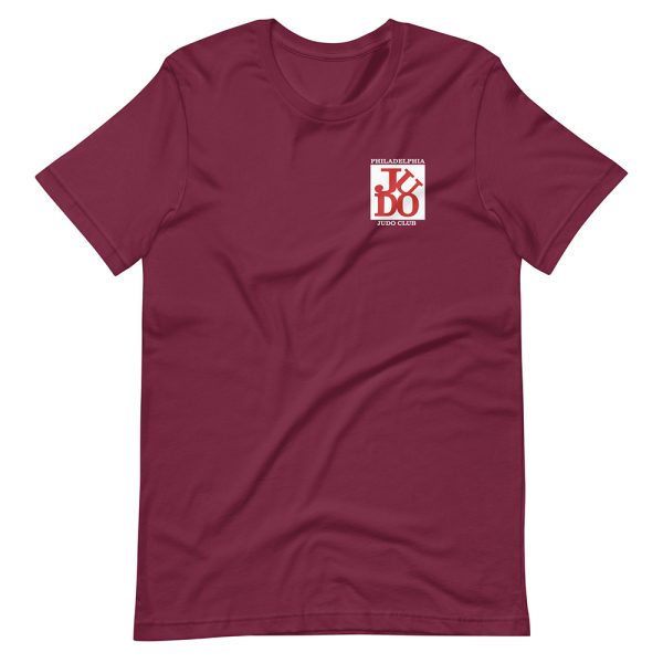 Philadelphia Judo Club - t-shirt maroon front